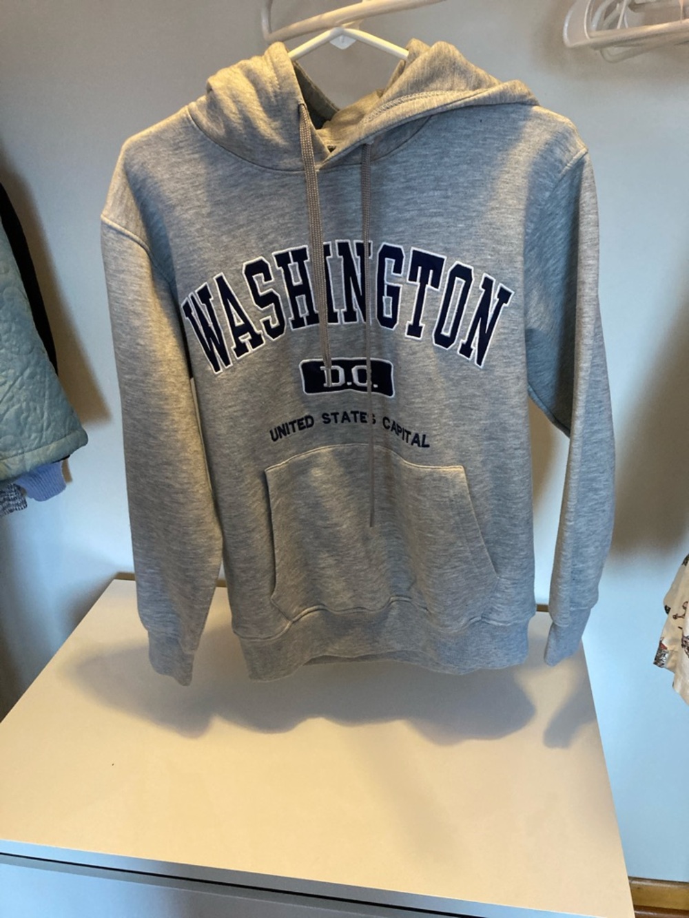 Gray 'Washington D.C.' Pullover Hoodie - Men's Comfortable Sweatshirt